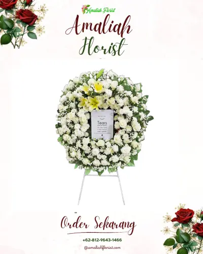 Krans Bunga Duka Cita di Kawasan Industri Osowilangun